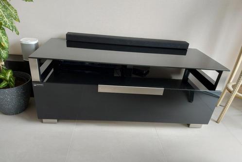 TV meubel Munari, Huis en Inrichting, Kasten |Televisiemeubels, Gebruikt, Minder dan 100 cm, 100 tot 150 cm, 25 tot 50 cm, Glas