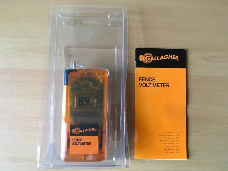 Gallagher Fence Voltmeter NIEUW, Dieren en Toebehoren, Overige Dieren-accessoires, Nieuw, Ophalen