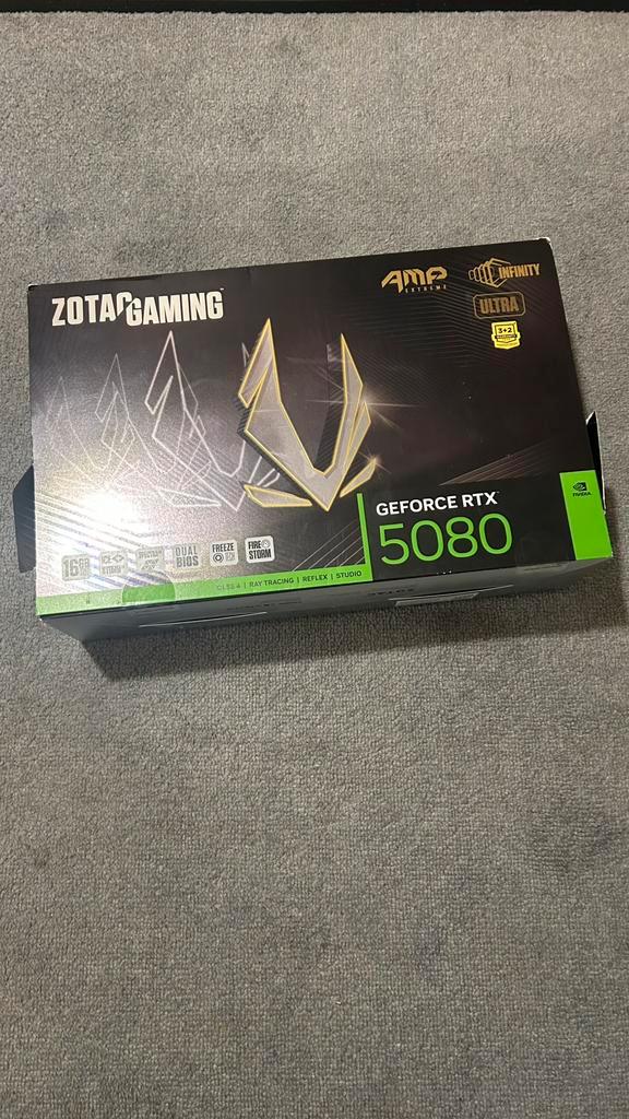 ZOTAC Gaming GeForce RTX 5080 Solid OC — Nieuw,, Computers en Software, Videokaarten, Nieuw, Overige chipsets, Overige soorten