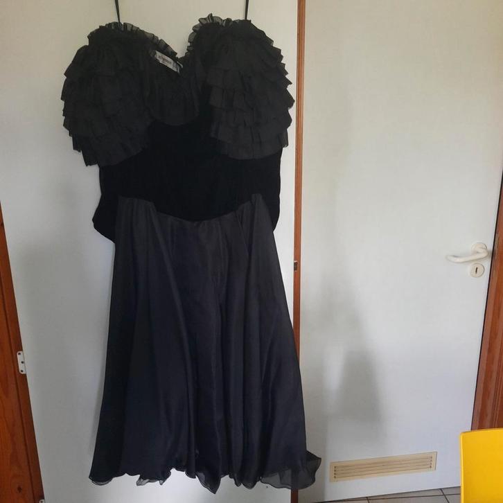 J.L.SCHERRER*COUTURE ZIJDEN GALAJURK*38/40*, Kleding | Dames, Gelegenheidskleding, Zo goed als nieuw, Galajurk, Maat 38/40 (M)
