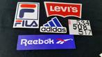 Autocollants vintage de la marque Levi's Fila Adidas Reebok, Collections, Autocollants, Comme neuf, Enlèvement ou Envoi, Marque