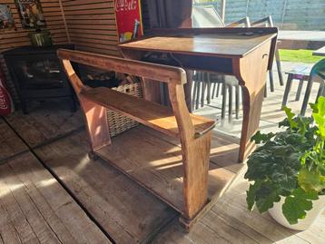 oude schoolbank in 1 stuk beschikbaar voor biedingen