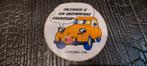 Sticker autocollant Citroën 2cv 2pk vintage, Collections, Enlèvement ou Envoi, Utilisé