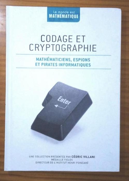Codage et cryptographie - Mathématiciens, espions et pirates, Livres, Science, Comme neuf, Enlèvement ou Envoi