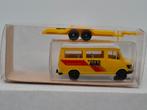 Mercedes 207 bus met aanhanger - Wiking 1/87, Verzenden, Zo goed als nieuw, Auto, Wiking
