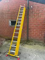 Staltor ladder 3x13 kunstof, Bricolage & Construction, Échelles & Escaliers, Comme neuf, Enlèvement