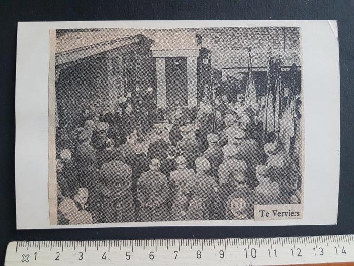 Coupure : Verviers Oorlogsmunument, Collections, Objets militaires | Général, Armée de terre, Envoi