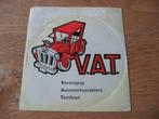 Oude Sticker V.A.T. Vereniging Automerkverdelers Turnhout, Auto of Motor, Ophalen of Verzenden, Zo goed als nieuw