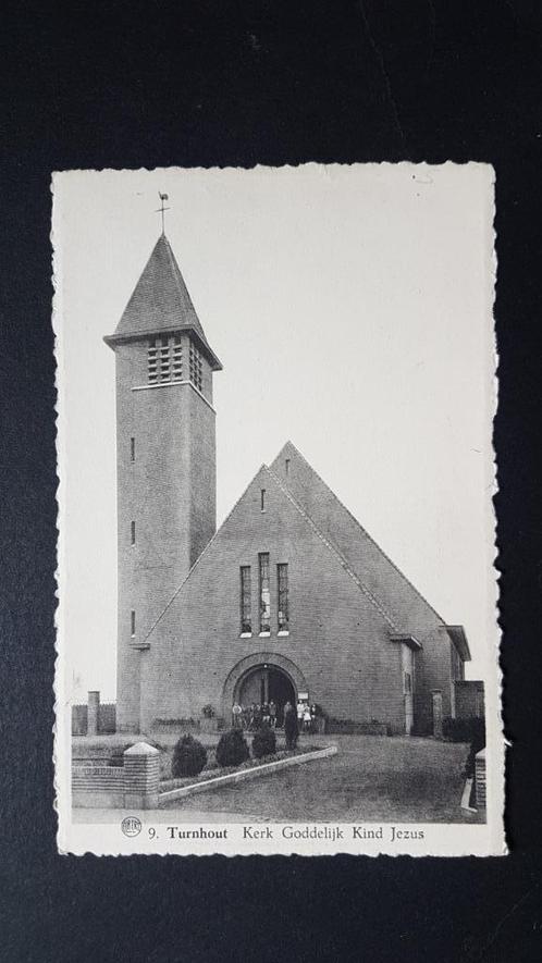Turnhout Kerk Goddelijk Kind Jezus, Verzamelen, Postkaarten | België, Ongelopen, Antwerpen, 1920 tot 1940, Verzenden