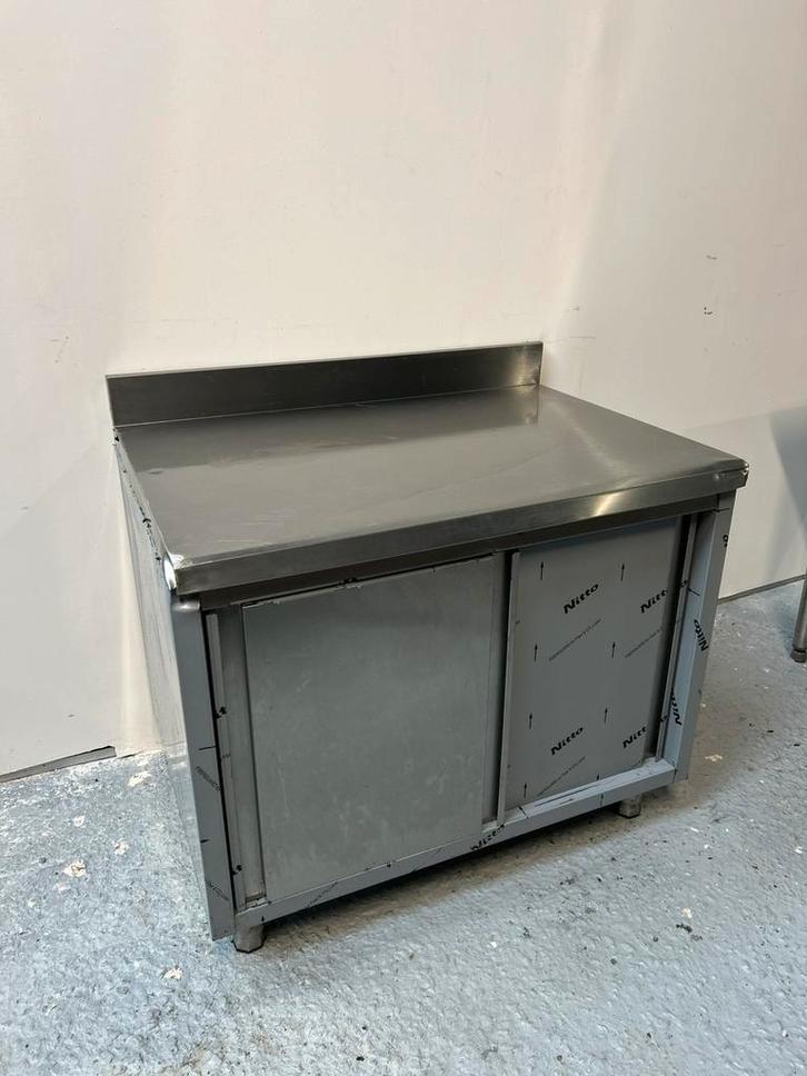 Spoelbak met 2 kommen, roestvrijstalen droogkast, Zakelijke goederen, Horeca | Overige, Ophalen of Verzenden