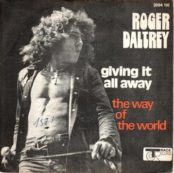 ROGER DALTREY - GIVING IT ALL AWAY - 7INCH SINGLE - 1973 - B