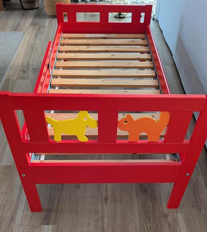 Peuterbed Ikea, Kinderen en Baby's, Kinderkamer | Bedden, Gebruikt, Lattenbodem, Ophalen
