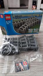 Lego 7896 Straight and Curved Rails, Comme neuf, Ensemble complet, Lego, Enlèvement ou Envoi
