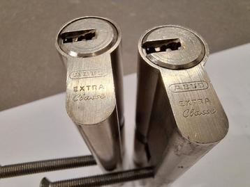 ABUS EXTRA Classe 2 cylindres 45/45 + 5 clés, Enlèvement ou Envoi, Utilisé
