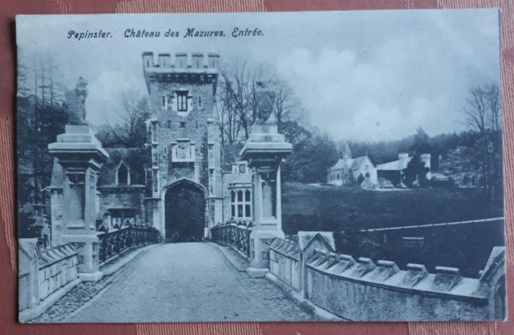 CARTE POSTALE PEPINSTER +- 1905 : CHATEAU des MAZURES : walk, Collections, Cartes postales | Belgique, Affranchie, Liège, Avant 1920