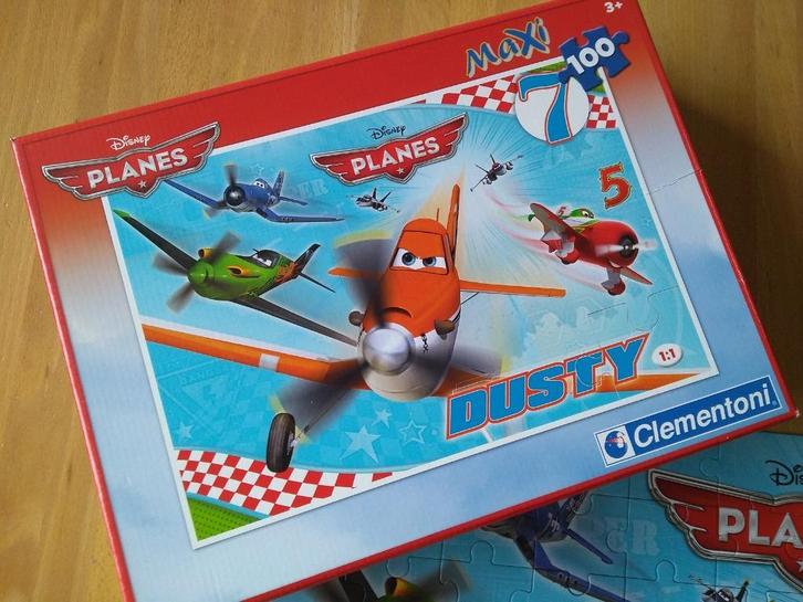 ✪ Puzzel Planes Maxi - 100st, Kinderen en Baby's, Speelgoed | Kinderpuzzels, Zo goed als nieuw, Meer dan 50 stukjes, Ophalen of Verzenden