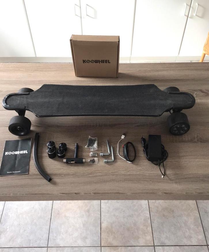 Koowheel elektrisch skateboard 40km/u, Sport en Fitness, Skateboarden, Gebruikt, Skateboard, Longboard, Ophalen of Verzenden