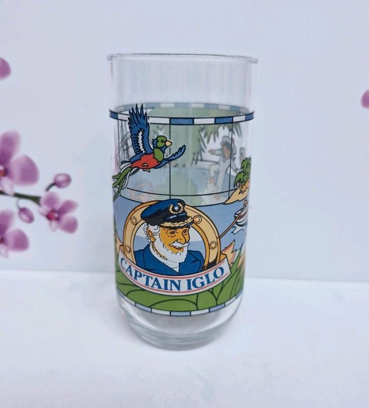 💙 Captain Iglo, Verzamelen, Glas en Drinkglazen, Nieuw, Frisdrankglas, Ophalen of Verzenden