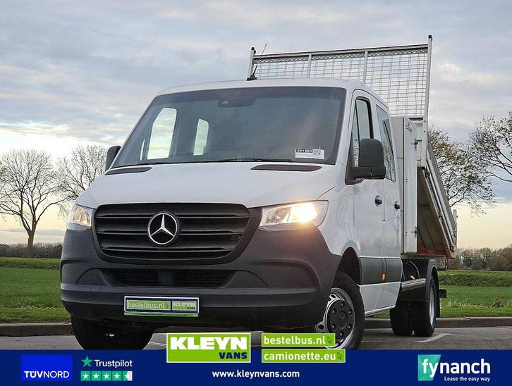 Mercedes-Benz SPRINTER 514 DUB.CAB Kipper Kist!, Auto's, Bestelwagens en Lichte vracht, Bedrijf, ABS, Airconditioning, Centrale vergrendeling