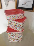 Nieuwe nieuwe clickplus dozen set van tupperware, Huis en Inrichting, Keuken | Tupperware, Ophalen of Verzenden, Nieuw