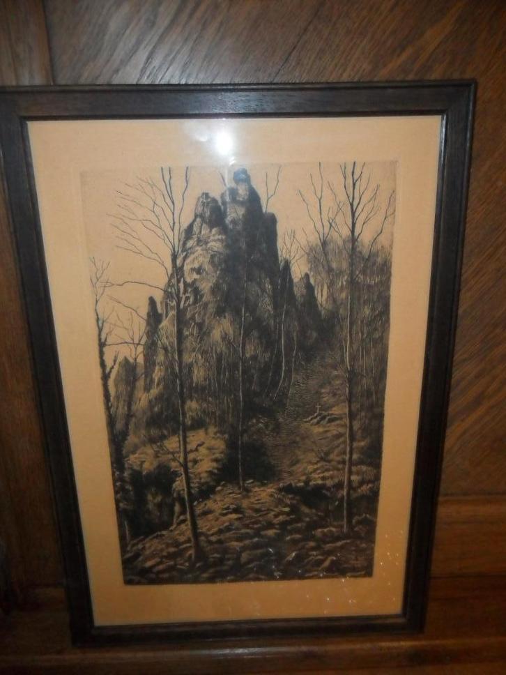 Eau forte de Henry Bodart (Namur 1874 - 1940 Jambes), Antiquités & Art, Art | Eaux-fortes & Gravures, Enlèvement ou Envoi