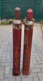 2 grote oude acide flessen Ecluse Sas Boortmeerbeek, Verzamelen, Biermerken, Ophalen