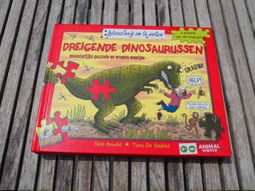 Puzzelboek over dinosaurussen