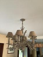 Kroonluchter in grijs, Huis en Inrichting, Lampen | Kroonluchters, Ophalen, Gebruikt, Metaal