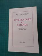 Littérature et science (Aldous Huxley) – 1966 – 195 pages, Boeken, Europa overig, Ophalen of Verzenden, Aldous Huxley, Gelezen