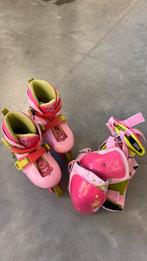 Rolschaatsen meisje maat 26-27-28, Kinderen en Baby's, Ophalen of Verzenden, Verstelbaar, Zo goed als nieuw
