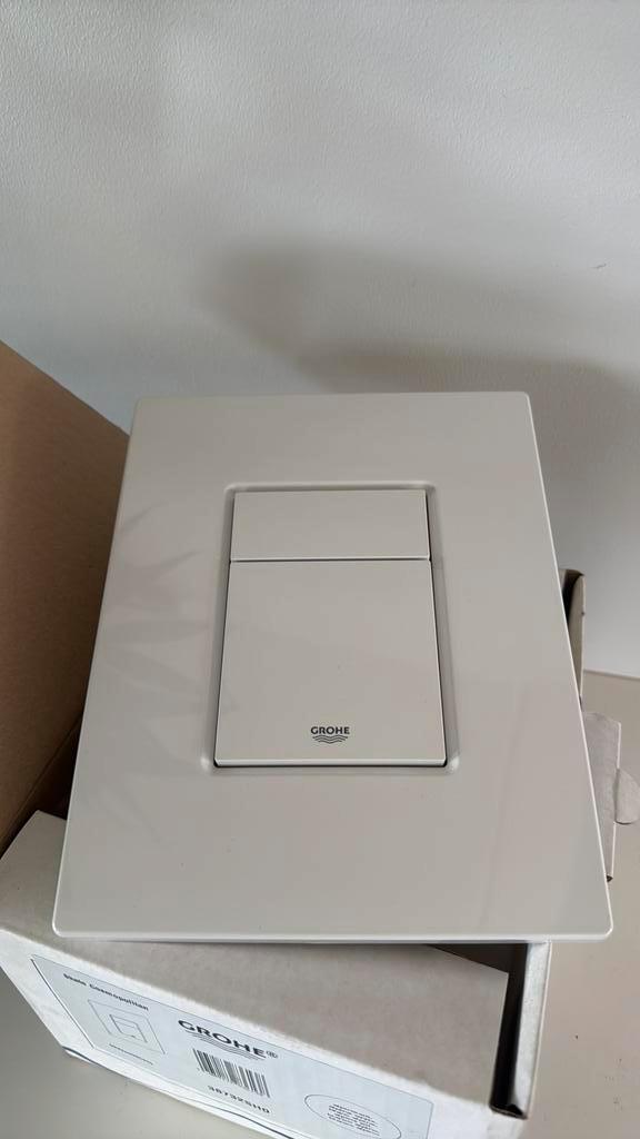 Grohe Skate Cosmopolitan Bedieningsplaat - alpine wit, Bricolage & Construction, Sanitaire, Neuf, Toilettes, Enlèvement ou Envoi