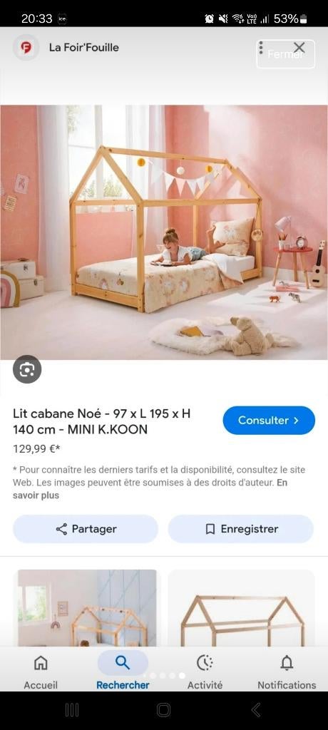 Lit cabane, Enfants & Bébés, Chambre d'enfant | Lits, Comme neuf, 180 cm ou plus, 85 à 100 cm, Sommier à lattes, Enlèvement