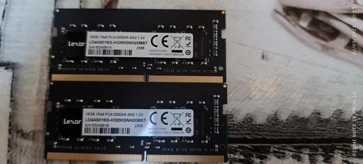 LEXAR P4 3200AA-SA2 1,2V, Computers en Software, RAM geheugen, Nieuw, Laptop, 16 GB, DDR4, Ophalen of Verzenden