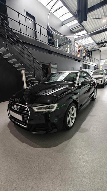 Audi A3 cabrio s line 1.4, Autos, Achat, Noir, 2 portes, Automatique