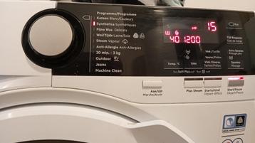 Wasmachine Aeg 7000 series Lavamat ProsSteam technology 1-8, 1200 à 1600 tours, Chargeur frontal, Enlèvement, Utilisé