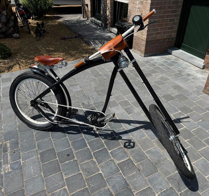 Chopper bike "project 346", Fietsen en Brommers, Fietsen | Cruisers en Lowriders, Zo goed als nieuw, Chopper, Ophalen