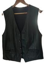 Zwarte lederen heren gilet, Motoren, Ophalen, Overige typen, Heren, C&A