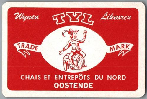 speelkaart - LK12423 - Tyl, Oostende, Verzamelen, Speelkaarten, Jokers en Kwartetten, Zo goed als nieuw, Speelkaart(en), Verzenden