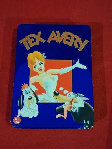 Unieke dvd-box Tex avery, 5 dvd´s in steelcase  beschikbaar voor biedingen
