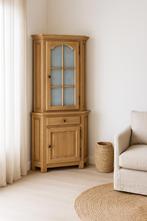 Meuble de coin en chêne massif aerogommé, Antiquités & Art, Enlèvement