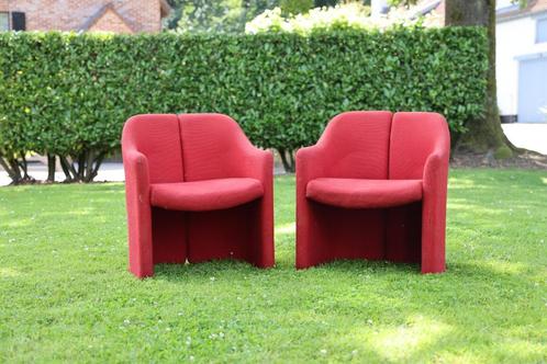 2X vintage design fauteuil Tecno Eugenio Gerli Italia 1980, Antiek en Kunst, Kunst | Designobjecten, Ophalen