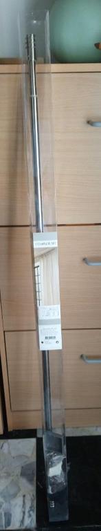 Set de barre à rideaux inox, Ophalen, Zo goed als nieuw