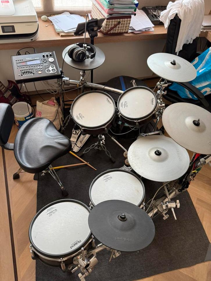 Roland drumstel, Muziek en Instrumenten, Drumstellen en Slagwerk, Zo goed als nieuw, Roland, Elektronisch, Ophalen