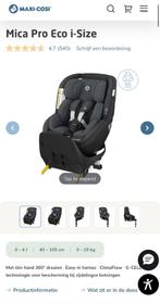 Maxi Cosi Mica Pro Eco i-Size, 0 à 18 kg, Mode veille, Comme neuf, Enlèvement