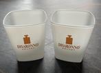 2 nieuwe witte vierkante Disaronno Velvet glazen, Ophalen of Verzenden, Nieuw