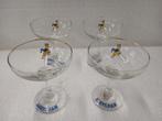 Set van 4 babycham glazen, Verzamelen, Glas en Drinkglazen, Ophalen of Verzenden