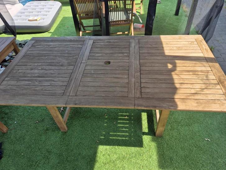 ventura teak tuinset, Tuin en Terras, Terrasdelen en Vlonders, Gebruikt, Ophalen
