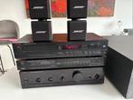 Luxman versterker, radio, cd, woofer en 2 boseboxen, Ophalen, Zo goed als nieuw, Overige merken, Met radio