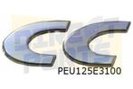 Peugeot 206/207 CC embleem tekst ''CC'' achterklep Origineel, Auto-onderdelen, -, Verzenden, -, Nieuw