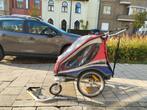 Thule Chariot Captain XL 2 kindjes + baby hangmat, Vélos & Vélomoteurs, Comme neuf, Enlèvement ou Envoi